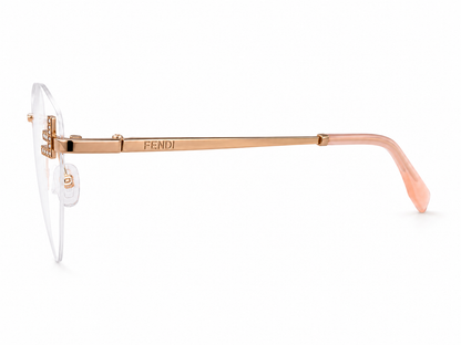 Fendi First Crystal Óptico Rose Gold